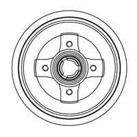 NF PARTS stabdžių būgnas NF1699188